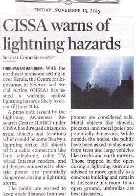 LARC CISSA - The Hindu - 13.11.2015